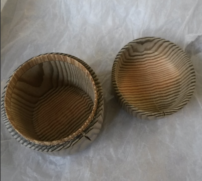 Box from waterlogged punting pole